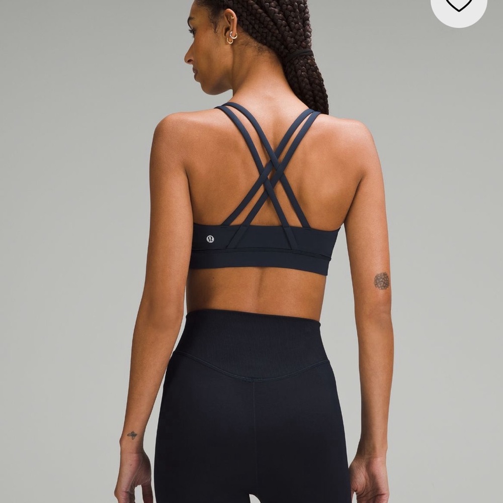 Lululemon Size 10 Energy Bra in Navy